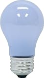 GE 48698-12 60-Watt Reveal Ceiling Fan Clear A15 Light Bulbs, 12-Pack