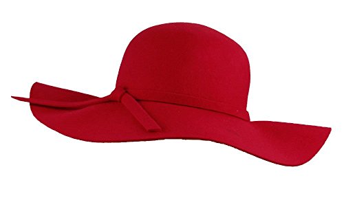 Big Beautiful Ribbon Band Wool Foldable Floppy Hat