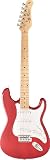 Jay Turser 300 Series Jt-300m-tr Electric Guitar, Transparent Red