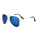 Royal Son UV Protected Aviator Unisex Sunglasses (RS001AV|58|Blue Mirrored Lens) RS.349.00
