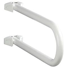 Wenko 17969100 Badst�tzgriff Secura - f�r Waschbecken- und WC-Sitz Bereich, klappbar, Aluminium, 10 x 21 x 53 cm, wei�
