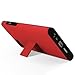 iPhone SE Case, GreatShield Legacy Series Slim Fit Dual Layer Hybrid Case with Kickstand for Apple iPhone SE / 5S / 5 (Red/Black)