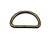 Amanaote Metal Bronze D Ring Buckle 1