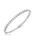Forzieri Crystals Swarovski Crystal and Sterling Silver Tennis Bracelet