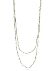 Lena Skadegard "Thaleia" Knotted Cord on Faceted Herkimer Diamond Necklace