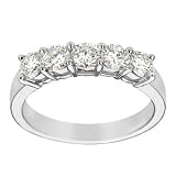 Platinum Round Diamonds Wedding Band (H/VS, 1 ct. tw.)