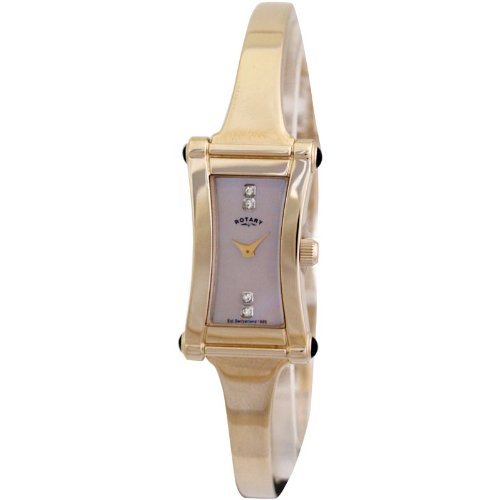 Rotary LB02389-07 Ladies Bangle Gold Plated Watch