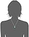 Amazon Collection Sterling Silver 10X14mm Blue Green Opal Quartz Pendant Necklace, 18