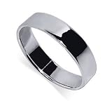 Stunning .925 Sterling Silver 6 MM Band Squared Ring