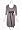 VELVET Pleated Tie Waist Dress in Coal