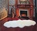 Henan Prosper - LWR001 Double - Prosper Sheepskin Throw Rug - White - Double