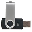 USB 2.0 128MB Portable Flash Disk (Black)