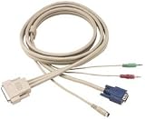 Review LINDY 39263 / Premium KVM Combo Cable for CPU Switch Smart Sun/Mac/PC (Sun version), 5m