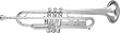 Getzen 590 Capri Series Bb Trumpet, Silver