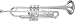 Getzen 590 Capri Series Bb Trumpet, Silver