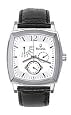 Bulova Men`s 96C35 Multifunction Black Leather Strap Watch