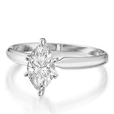 Classic Marquise Solitaire Ring 1/2ct