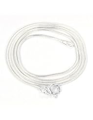 Snake Chain Sterling Silver 20 inches x 1mm