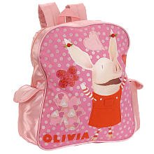 Olivia 14 inch Patchwork Backpack - Pink