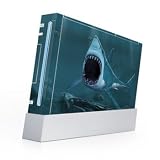 Nintendo Wii Skin and Matching controller skin Great White
