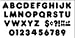 READY LETTERS 4 INCH CASUAL BLACK