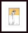 Art Poster Wood Framed Print - Isolde - Artist: Aubrey Beardsley- Poster Size: 14 X 11