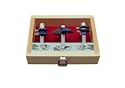 Woodline USA WL-1408-1 3-Piece 1/2-Inch Shank Miniature Raised Panel Set
