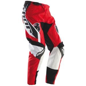 Thor Motocross Phase Spiral Pants – 34/Red