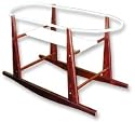 Rocking Moses Basket Stand Cherry