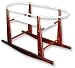 Rocking Wooden Moses Basket Stand - Cherry