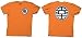 T-Shirt - Orange Dragon Ball Z - Kame Symbol,Medium
