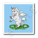 Unicorn Art - 8x8 Iron On Heat Transfer For White Material