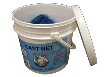 Joy Fish formerly Twin Fish Bait Casting Net: 3/8 Sq. Mesh, 8 ft Radius