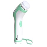 Water-Resistant Professional Skin Care Face and Body Brush System by ToiletTree Products (Green)