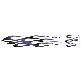 AutoTrim Express 82014 Hot Licks Graphic, Silver/Ebony/Blue