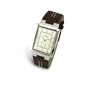 Skagen Men's Rectangular Brown Leather Watch #324LSL