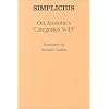 On Aristotle's "Categories 9-15" (Ancient Commentators on Aristotle)