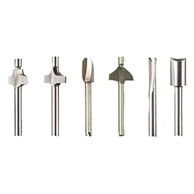 Dremel 692 6-Piece Router Bit Set by Dremel