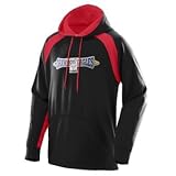 Fanatic Hooded Sweatshirt - BLACK AND RED - MEDIUM