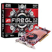 ATI Technologies 100-505096 FireGL X3-256 256MB AGP 4x 8x Dual DVI Graphics Card by ATI