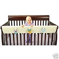 Leachco Easy Teether XL Convertible Crib Rail Cover, Ivory