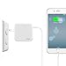 FORDIGI 24W/4.8A - 2.4A per Port Foldable Plug Dual USB Travel/Home/Wall Charger Adapter for iPhone 6 plus, 6, 5s, 5c, 5; Samsung Galaxy S5, S4, S3, Note 4, 3, 2; iPad 5,4,3,Air, mini; ipod Touch, nano; LG G2; Nexus 5, 7; Motorola Droid RAZR MAXX; Blackberry; Nook Color; Bluetooth Speakers & Headsets; HTC One X V S; External Batteries and more (White)