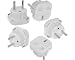 Greatgadgets 9388-1 Uk To Eu Travel Adapter White (5 Pack)