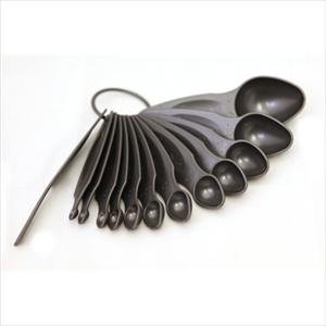 Pourfect Measuring Spoon Set 12 Pc Dark Pewter Professional Grade Highest Quality Available New