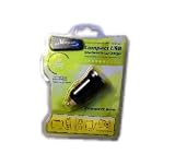 Compact USB Interfaced in-car charger