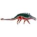 Dinosaur Pin Green & Red Pin 1