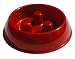 Brake-Fast Dog Food Slow Feed Bowl - Small Red