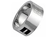 Stainless Steel Ring with Negative and Positive Sign