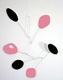 JetSet Atomic PINK Retro Modern Art Mobile - cool hip colors!