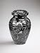 The Bendemeer Cremation Urn, A Black Grain Polished Marble Urn, 3"
